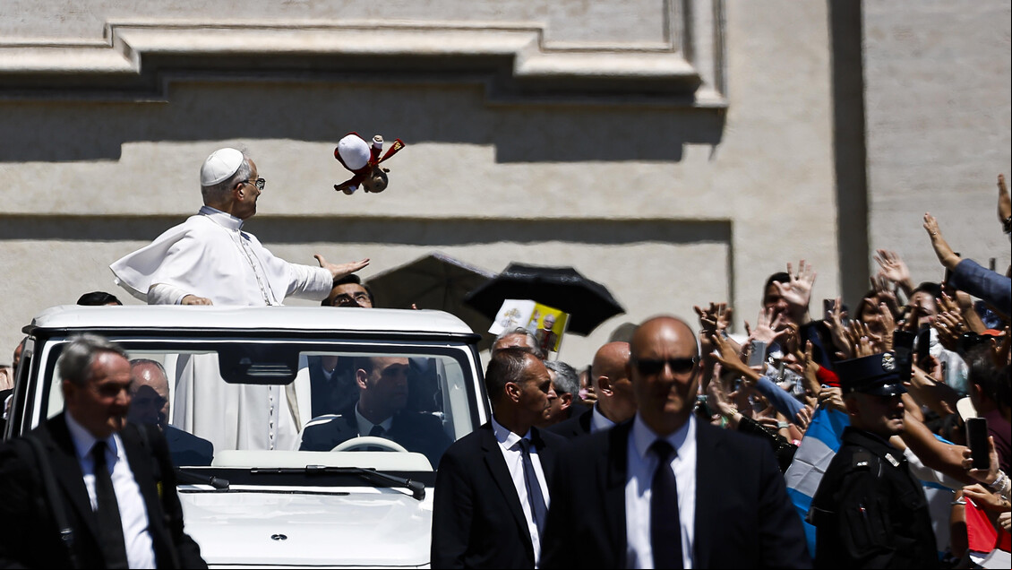Papa durante audiência no Vaticano