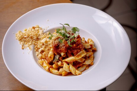 Fusilli à calabresa do restaurante Basilicata