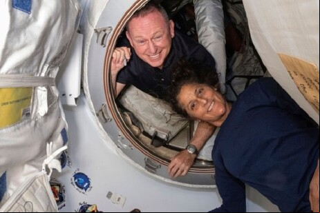 Butch Wilmore e Suni Williams a bordo da ISS
