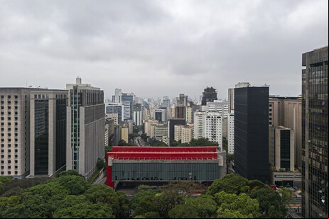 Vista dos prédios Pietro Maria Bardi e Lina Bo Bardi