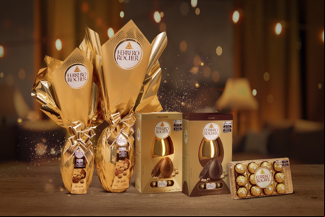 Produtos da marca Ferrero Rocher para Páscoa