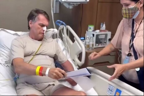 Bolsonaro disse estar melhor nesta sexta