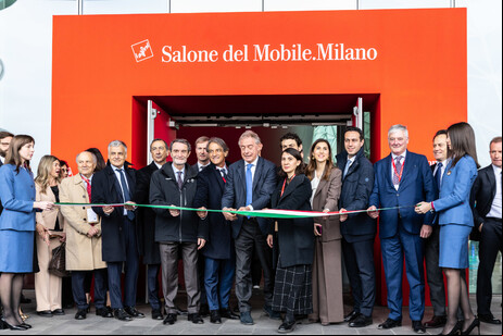 Autoridades inauguraram 63º Salão do Móvel de Milão