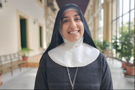 A freira brasileira Aline Pereira Ghammachi
