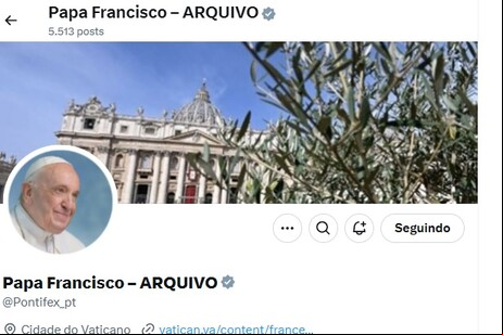 Perfil oficial de Francisco é um dos mais seguidos do mundo