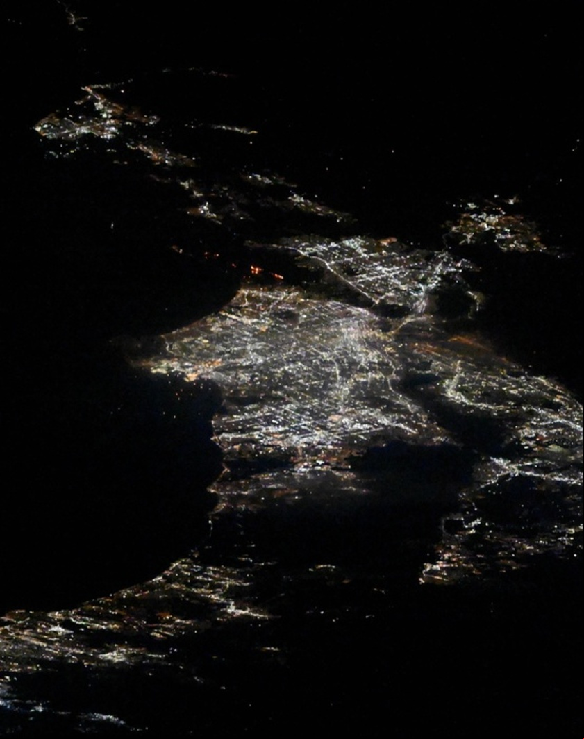 Incêndios em Los Angeles são fotografados da Estação Espacial