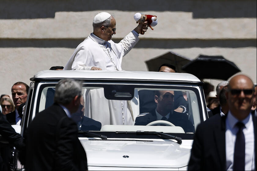 Papa durante audiência no Vaticano