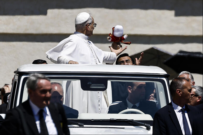 Papa durante audiência no Vaticano