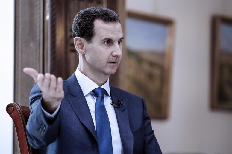 O ex-presidente da Síria Bashar al-Assad durante uma entrevista realizada em 2019 © ANSA/EPA
