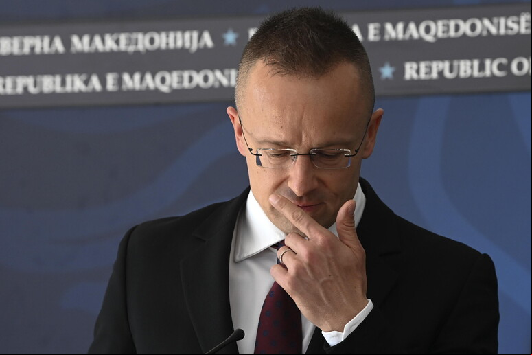 Chanceler da Hungria, Péter Szijjártó © ANSA/EPA