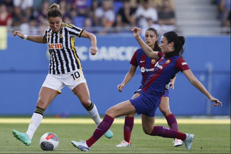 Cristiana Girelli, craque da Juventus, em foto de arquivo © ANSA/EPA