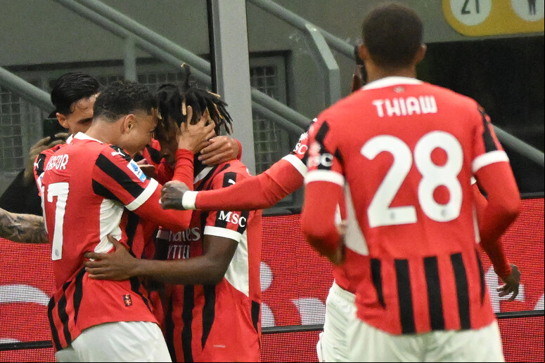 Samuel Chukwueze anotou o gol da vitória do Milan sobre a Udinese - TODOS OS DIREITOS RESERVADOS