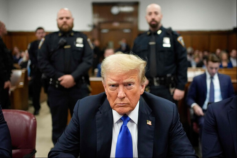 Trump foi condenado por 34 crimes em maio ado © ANSA/AFP