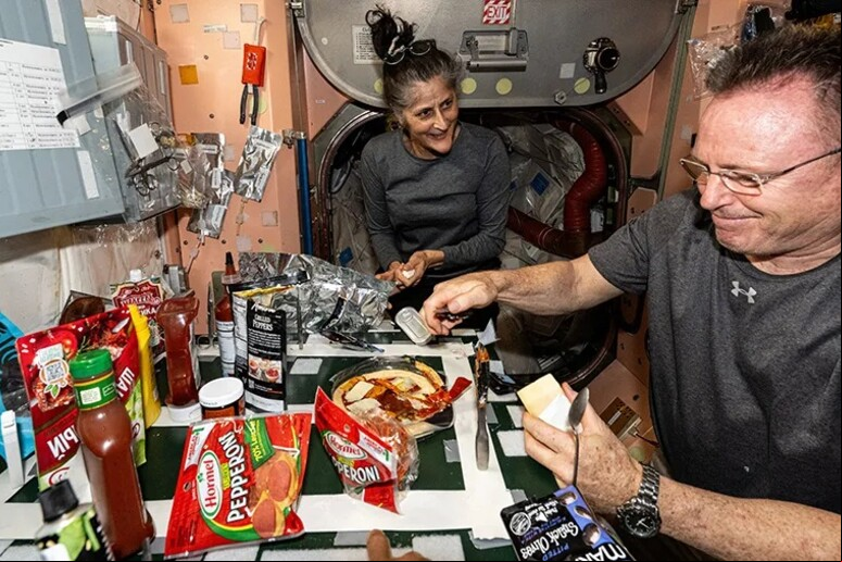 Sunita Williams e Butch Wilmore a bordo da Estação Espacial Internacional - TODOS OS DIREITOS RESERVADOS