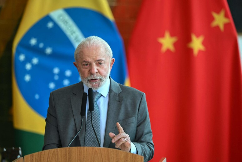 Lula durante reunião com Xi Jinping, em 20 de novembro © ANSA/AFP