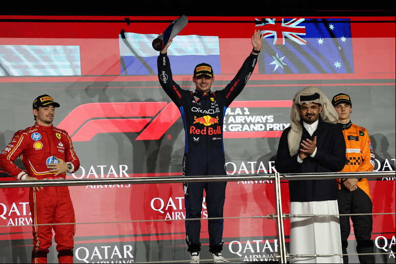 Verstappen confirmou o tetracampeonato mundial de F1 na corrida ada © ANSA/EPA