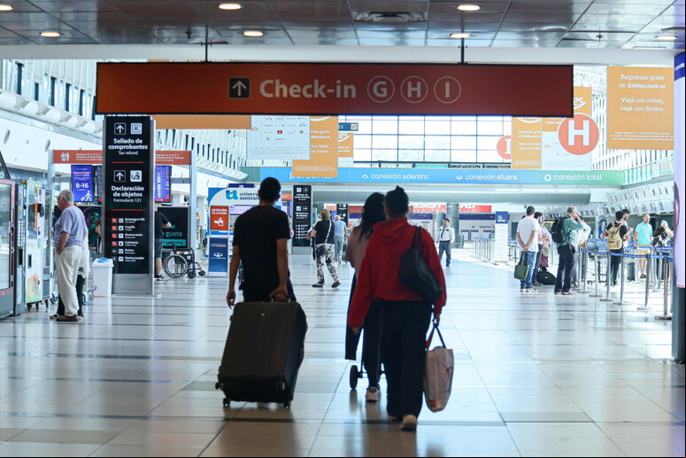 Aeroporto de Ezeiza, em Buenos Aires © ANSA/EPA