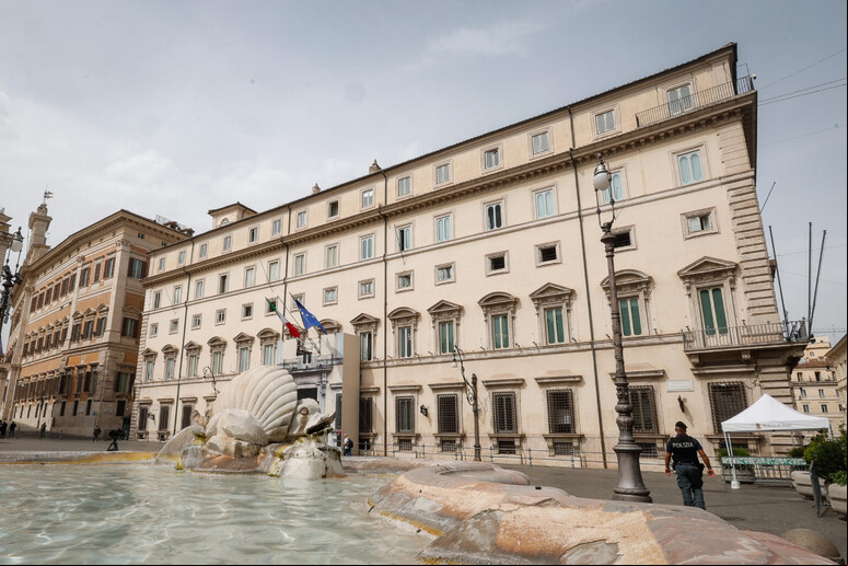 Fachada do Palácio Chigi, sede do governo italiano - TODOS OS DIREITOS RESERVADOS
