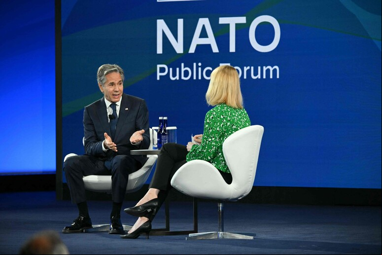 Antony Blinken durante cúpula da Otan em Washington © ANSA/AFP