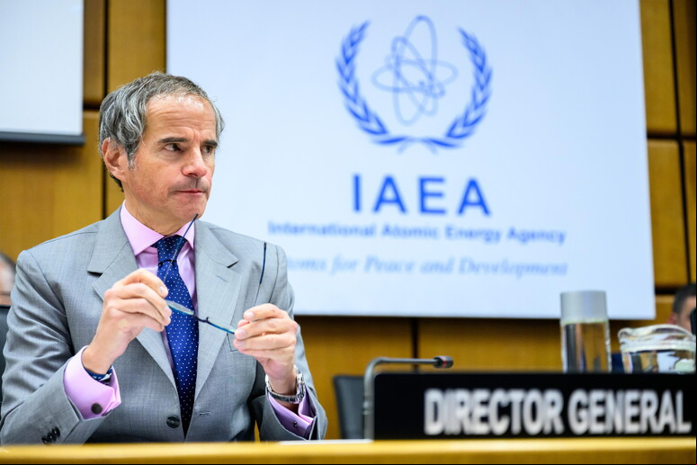 Rafael Grossi, diretor da Aiea, visitou usina nuclear em Kursk © ANSA/EPA