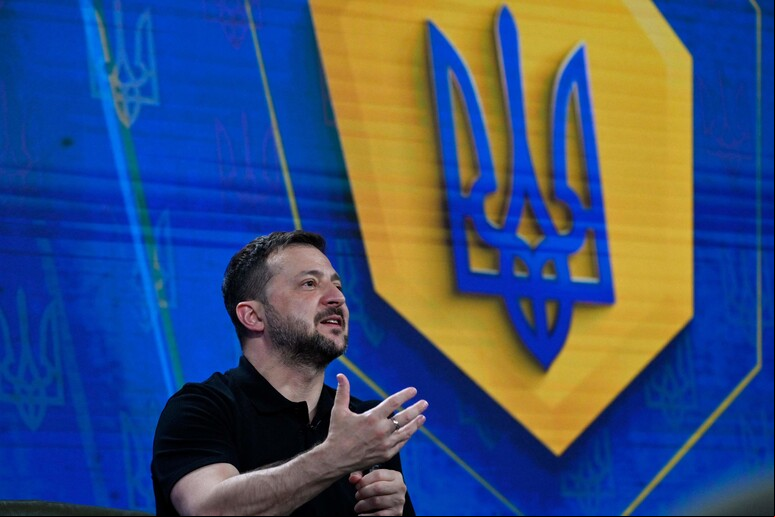 Presidente da Ucrânia, Volodymyr Zelensky, deseja preencher os Ministérios nos próximos dias © ANSA/AFP