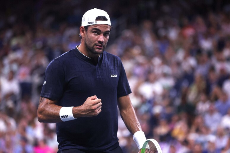 Berrettini está entre os convocados pela seleção italiana © ANSA/Getty Images via AFP