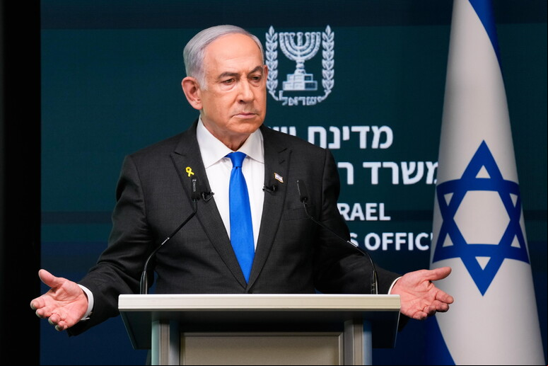Netanyahu fez discurso à nação após morte de líder do Hamas © ANSA/EPA