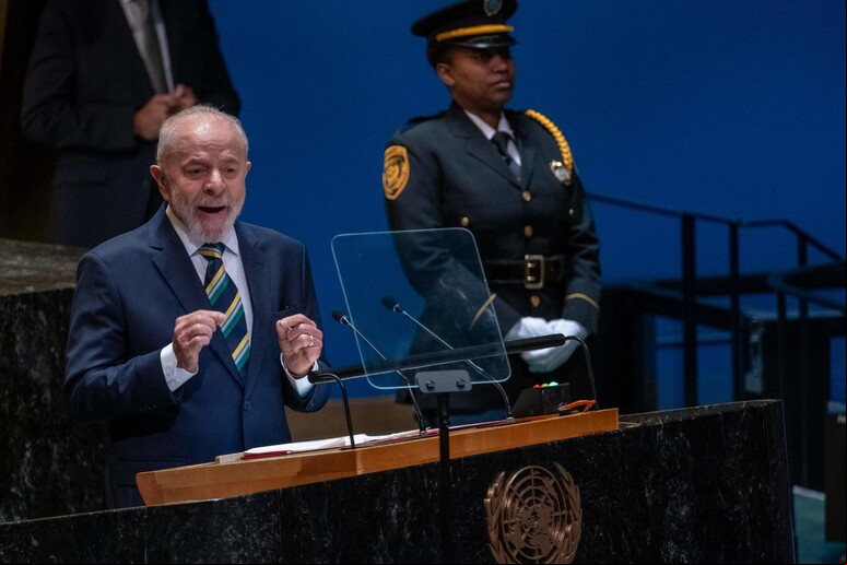 Presidente Lula na Assembleia-Geral da ONU © ANSA/Getty Images via AFP
