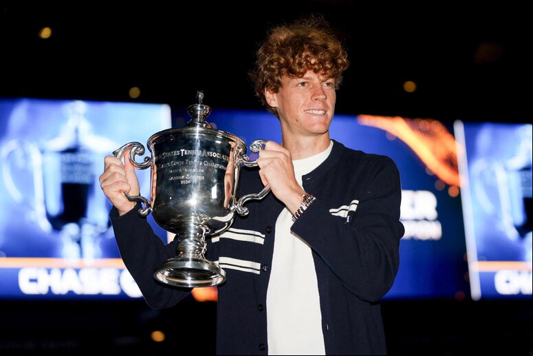 Sinner foi campeão recentemente do US Open, nos Estados Unidos © ANSA/Getty Images via AFP