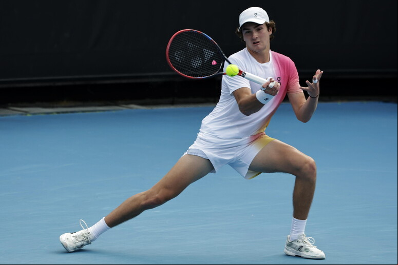 João Fonseca participou pela primeira vez de um Grand Slam © ANSA/EPA