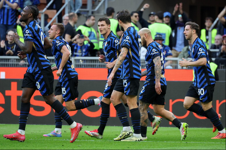 Inter de Milão chegou aos 67 pontos no Campeonato Italiano - TODOS OS DIREITOS RESERVADOS