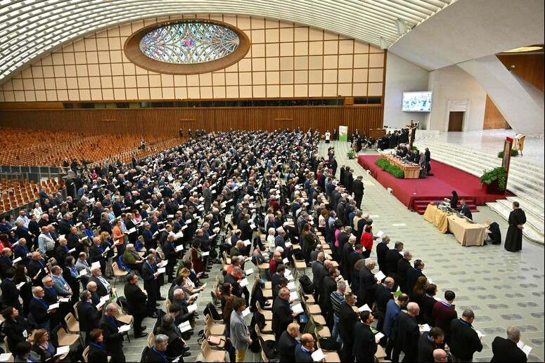 Reunião da Conferência Episcopal Italiana (CEI) no Vaticano, em foto de arquivo © ANSA/AFP