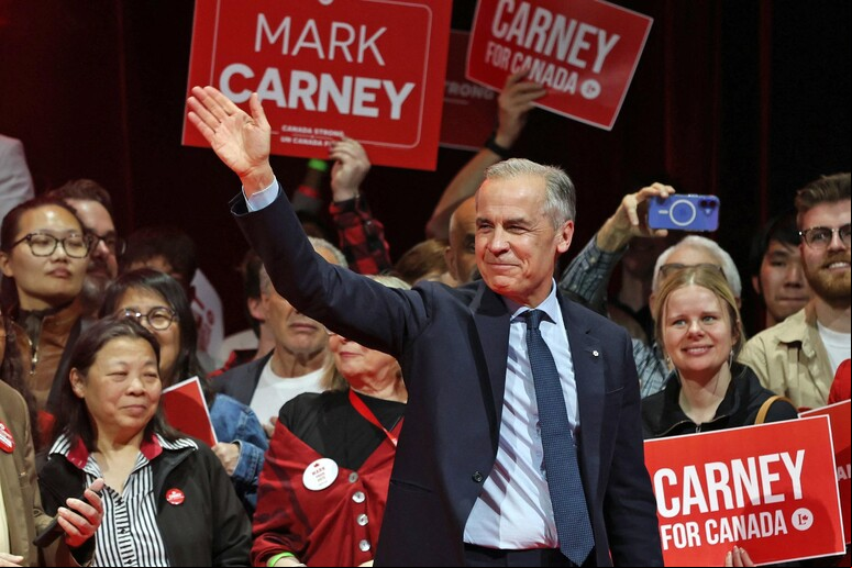 Liberal Mark Carney vence eleições no Canadá © ANSA/AFP