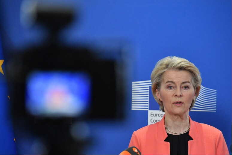 A chefe da Comissão Europeia, Ursula von der Leyen © ANSA/AFP