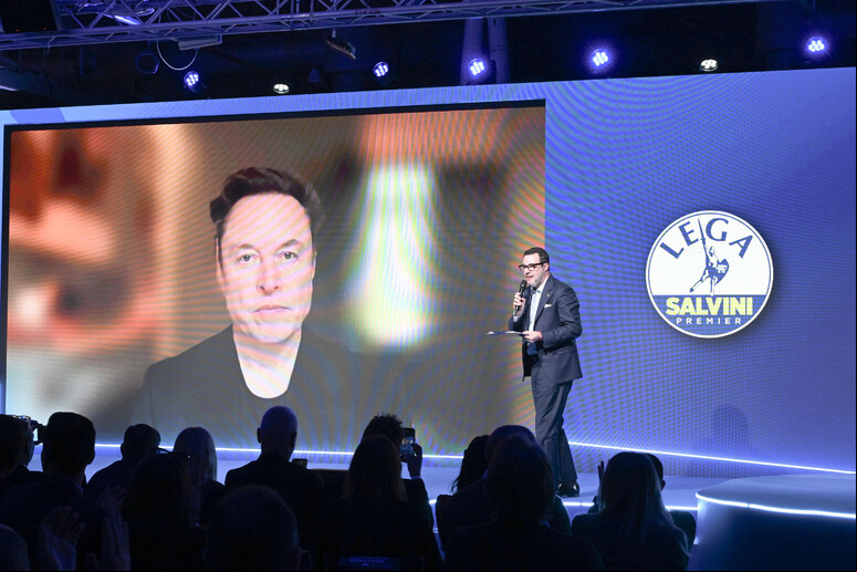 Elon Musk participa de congresso da Liga em Florença - TODOS OS DIREITOS RESERVADOS