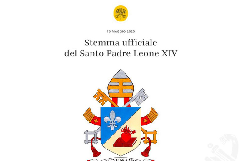 Brasão do papa Leão XIV - TODOS OS DIREITOS RESERVADOS