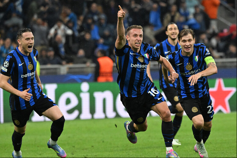 Frattesi foi um dos heróis da vitória da Internazionale sobre o Barcelona - TODOS OS DIREITOS RESERVADOS