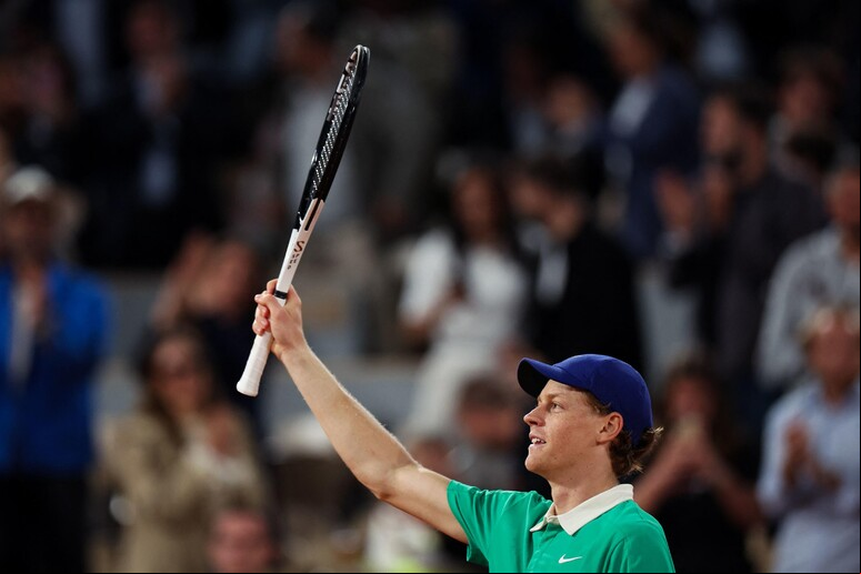 Sinner bateu Rublev nas oitavas de final de Roland Garros © ANSA/AFP