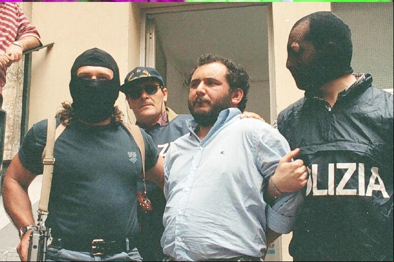 Giovanni Brusca no momento de sua prisão, em maio de 1996 - TODOS OS DIREITOS RESERVADOS
